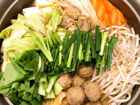 スープがうまい!!〆まで美味い!!手作り味噌鍋!